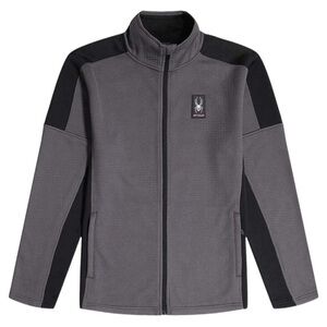 Spyder Men's Mendoza Casual Full Zip Jacket Polar/L, NWT